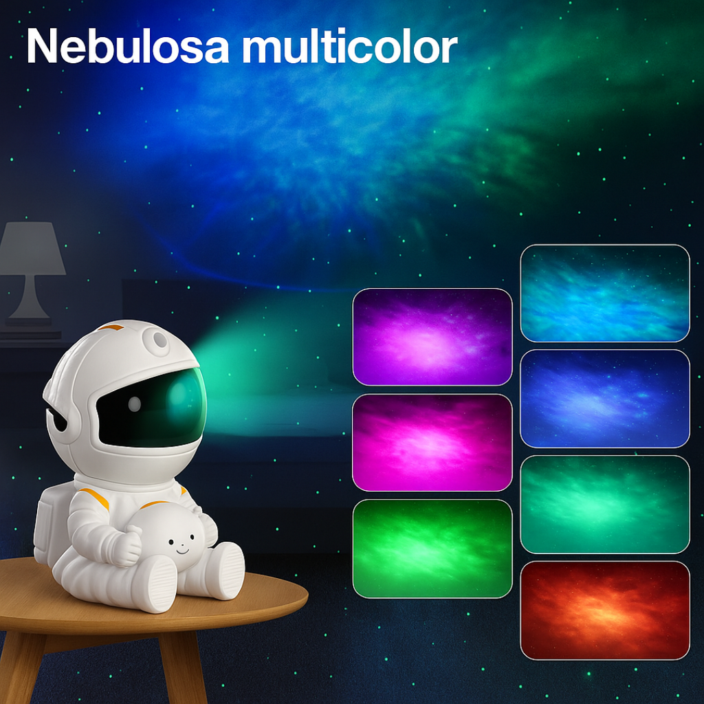 Proyector Astronauta de Estrellas